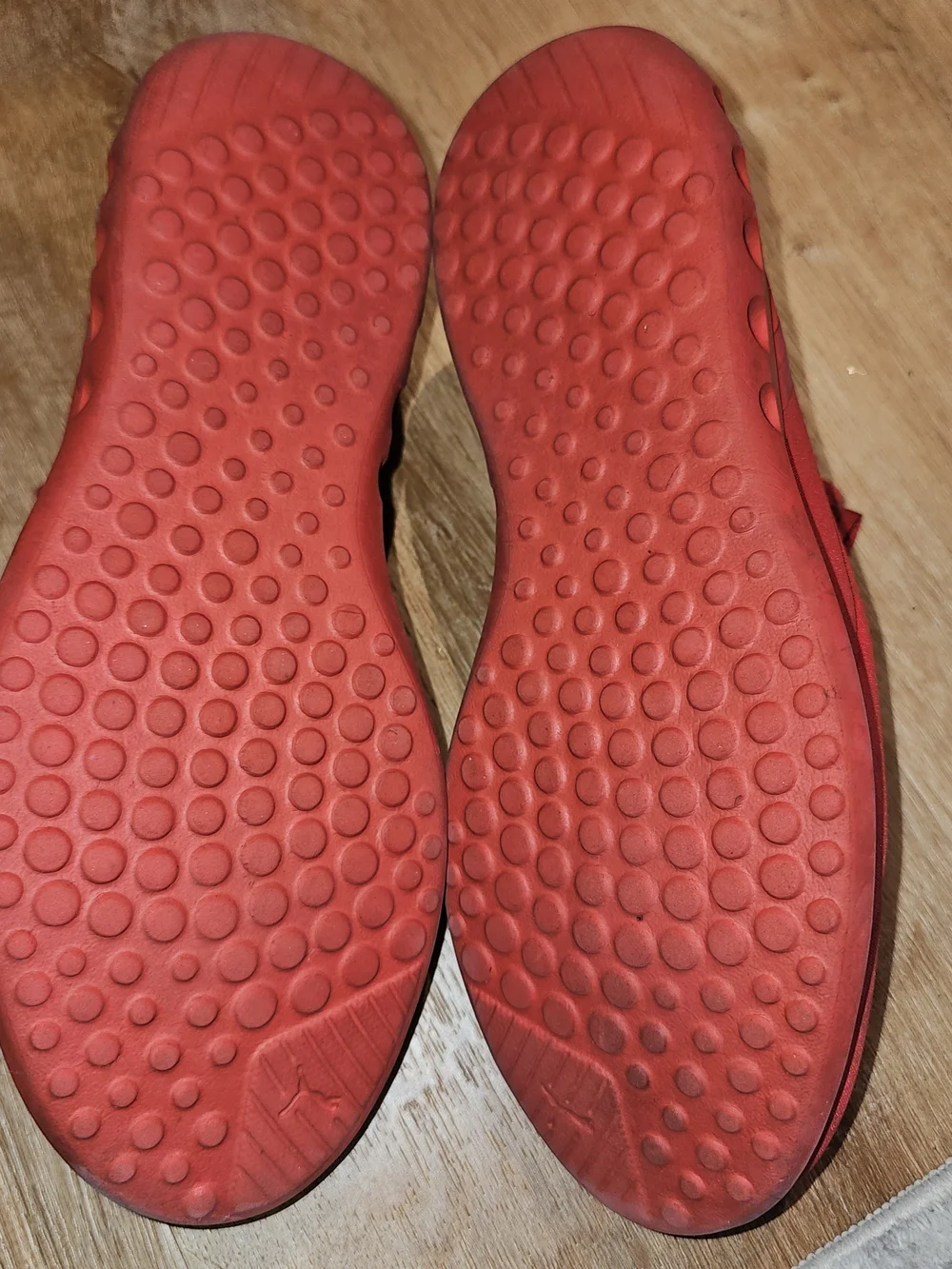 Mens Red Puma Running Athletic Workout Shoes Sneakers Size 8 - Picture 6 of 6